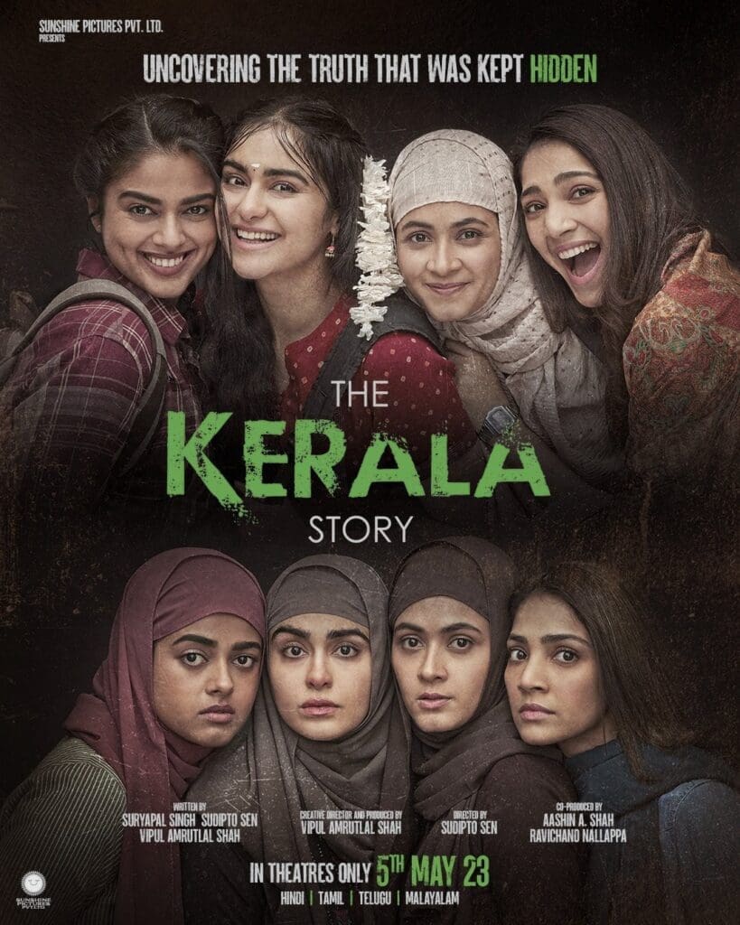 La locandina del film "The Kerala story"